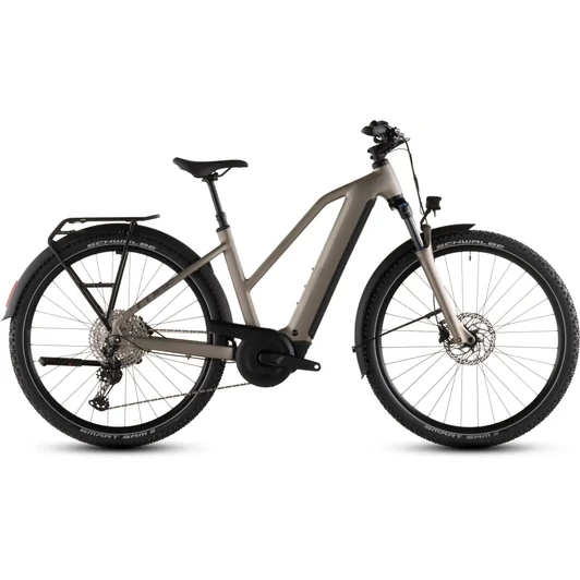 Cube Nuride Hybrid Pro 800 - Elektromos cross trekking kerékpár - flashstone´n´chrome színben - Trapeze 50 cm - 2026