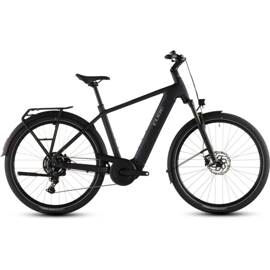 Cube Touring Hybrid ONE 600 - Elektromos trekking kerékpár - coal´n´chrome színben - 50 cm - 2026