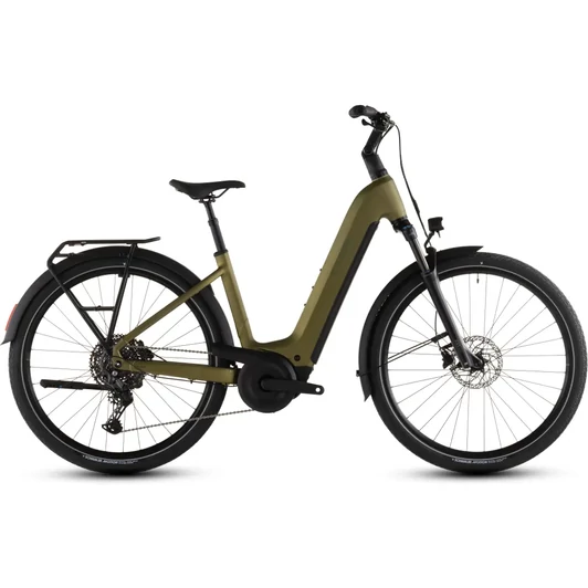 Cube Touring Hybrid Pro 800 - Elektromos trekking kerékpár - goldenlime´n´black színben - Easy Entry 46 cm - 2026