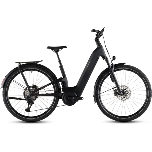 Cube Kathmandu Hybrid ONE11 HPC SLT 800 - Elektromos cross trekking kerékpár - carbon´n´silverdust színben - Easy Entry 46 cm - 2026