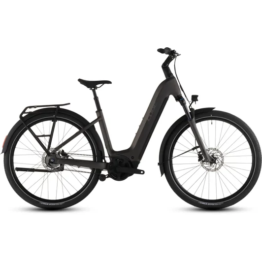 Cube Touring Hybrid Comfort SLX 800 - Elektromos trekking kerékpár - charcoal´n´chrome színben - Easy Entry 54 cm - 2026