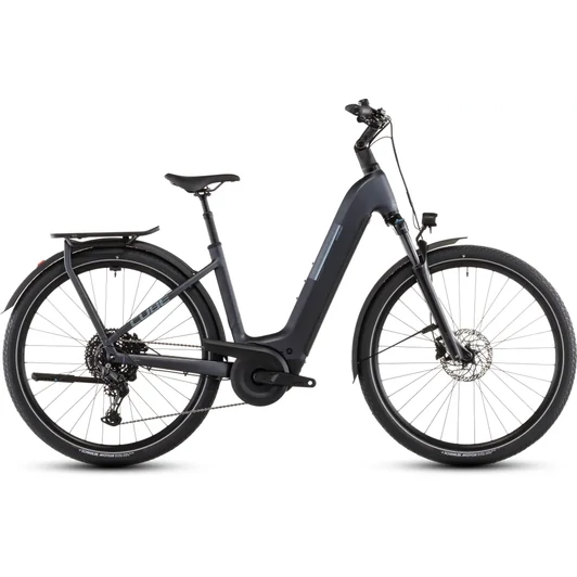 Cube Kathmandu Hybrid ONE 800 - Elektromos trekking kerékpár - metallicgrey´n´grey színben - Easy Entry 50 cm - 2026