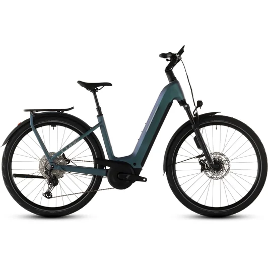 Cube Kathmandu Hybrid EXC 800 - Elektromos trekking kerékpár - smaragdgrey´n´prism színben - Easy Entry 62 cm - 2026