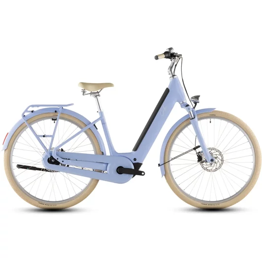 Cube Aruba Hybrid 600 - Elektromos trekking kerékpár - blueblossom´n´creme színben - Easy Entry 42 cm - 2026