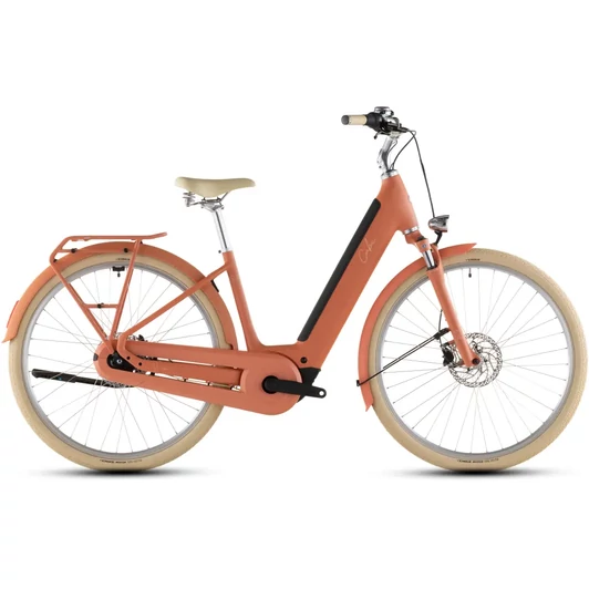Cube Aruba Hybrid 600 - Elektromos trekking kerékpár - papaya´n´creme színben - Easy Entry 50 cm - 2026