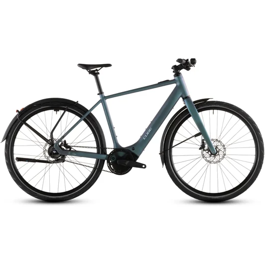 Cube Editor Hybrid SLT 400X FE - Elektromos városi kerékpár - smaragdgrey´n´prism színben - 50 cm - 2026