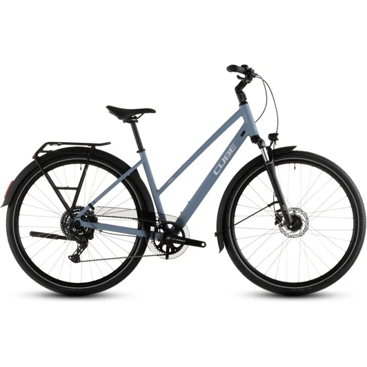 Cube Touring ONE - trekking kerékpár - bluebird´n´grey színben - Trapeze 46 cm - 2026
