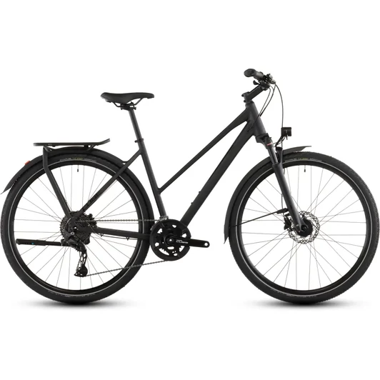 Cube Kathmandu Pro - trekking kerékpár - coal´n´black színben - Trapeze 50 cm - 2026